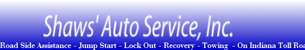 Road Side Assistance - Jump Start - Lock Out - Recovery - Towing  - On Indiana Toll Road